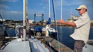 DeStepping the Mast on the Bayfield 25 [upl. by Ketty]