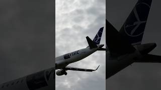 Visit North Moravia Livery LOT Polish Airlines Copenhagen  Warsaw Embraer E195LR [upl. by Ylyl870]