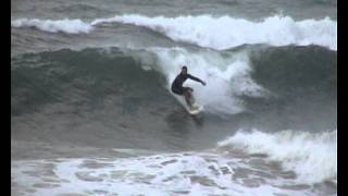 Surfing Closeouts 16 Nov 2011  גולשים על גלים סגורים [upl. by Arocahs]