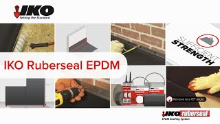 IKO EPDM Ruberseal Roofing System [upl. by Auqinal330]