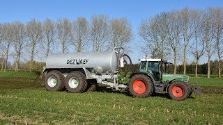 Fendt Favorit 512c amp Dezwaef mesttank 16 kuub [upl. by Kachine430]