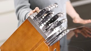 HENCKELS Self Sharpening Knife Block [upl. by Eittod]