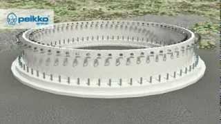 Peikkos Wind Turbine Foundation Concept [upl. by Falito795]