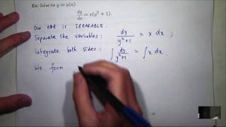 Separable differential equation [upl. by Catherina]