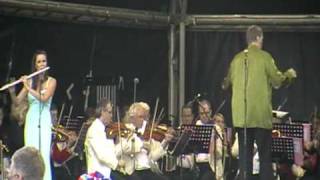 Annie Lydford flute soloist at Althorp Battle Prom August 2010 [upl. by Ainitsirc]