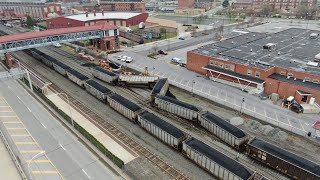 Y90s Altoona Derailment Dispatcher Display Annimation and Audio Recordings [upl. by Llenaj910]