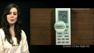 Croma Air Conditioner  The Blow Function [upl. by Lyrret]