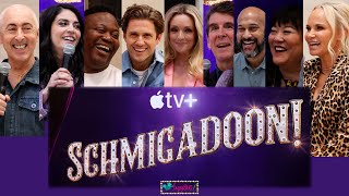 Schmigadoon Stars Spill Secrets Spoilers amp Stories from Season 2 Schmicago [upl. by Enrobialc]