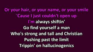 Matt Maeson  Hallucinogenics KARAOKE [upl. by Lanni]