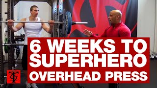 6 Weeks to Superhero Overhead Press [upl. by Oelgnaed]