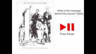 Treaty of Versailles Cartoon Analysis Child Weeping [upl. by Balthazar141]