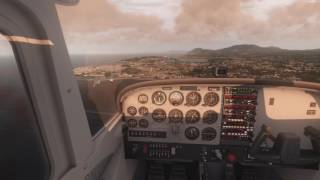 P3D v4 The beauty of Prepar3D v4 1  A2A C172  FlyTampa Corfu [upl. by Drewett]