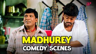 மதுர மேல குதிர ஏறுறது யாரு  Madhurey Comedy Scenes  Vijay  Sonia Agarwal  Vadivelu [upl. by Nolyak]