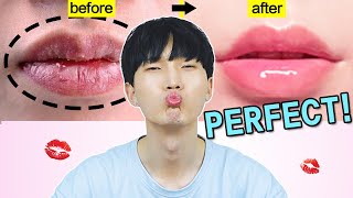 Korean tip How to make Glossy Lips [upl. by Eirelav643]