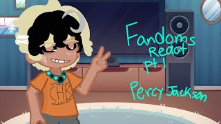 Fandoms React to Percy Jackson 18  WIP‼️‼️ Spoilers for Riordanverse  Read Desc [upl. by Wappes]