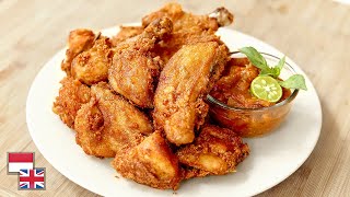 Resep AYAM GORENG Favorit Keluarga 5 Bahan Saja Rasa Bintang 5 [upl. by Aicenav563]