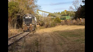 Short Trains and 4Axle EMDs The Hartwell Railroad and Athens Line Fall 2023 [upl. by Ursulina]