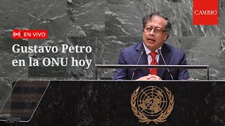 🔴 En vivo Gustavo Petro en la inauguración de monumento en la ONU [upl. by Liatris]