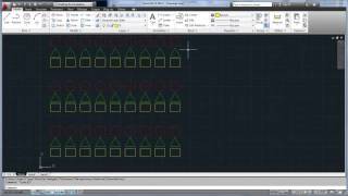 AutoCAD LT 2012 Arrays and Layers [upl. by Twitt]