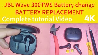 JBL WAVE 300 TWS BATTERY REPLACEMENT BATTERY CHANGERIGHI SIDE NOT WORKING [upl. by Suzie745]