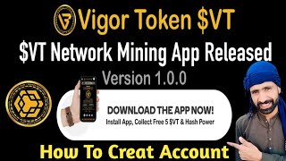 VT Network Mining App  Free Mining Project  Without Investment [upl. by Thora989]