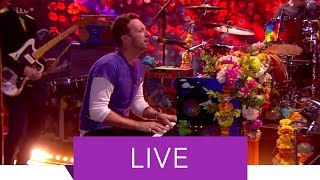 Coldplay  Hymn For The Weekend Live at The BRIT Awards 2016 [upl. by Akinert861]