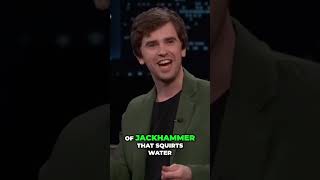 Freddie Highmore Reveals Shocking OnSet Accident [upl. by Yendys]