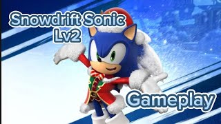 Gameplay de Snowdrift Sonic Lv2 [upl. by Yeoz]