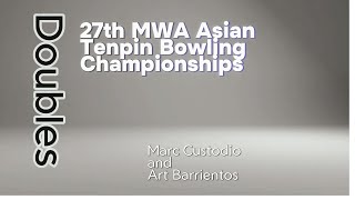 27th MWA Asian Tenpin Bowling Championships  Singles Marc Custodio BowlerX BrighterMags Bowling [upl. by Telracs617]