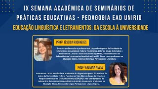 IX Semana Acadêmica Seminários de Práticas Educativas [upl. by Zenda925]