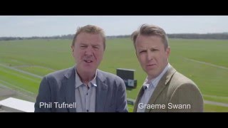 Graeme Swann and Phil Tufnell commentate on the Investec Derby Trial [upl. by Apoor469]