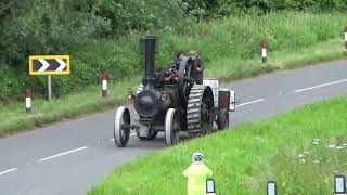 McLaren Traction Engine No616  roading to Bromyard Gala 2019 [upl. by Idna]