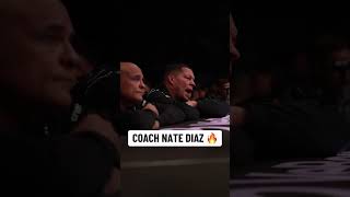 Coach Nate Diaz 🔥 UFC310 [upl. by Aikim423]