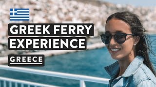 GREEK FERRIES  PRICES amp SEATS  Athens to Mykonos Hellenic Seaways  Greece Travel Vlog [upl. by Aisul]