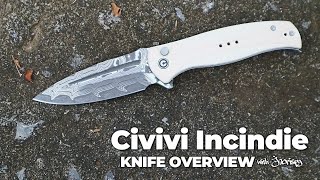 Civivi Incindie Button Lock Folding Knife 5Minute Review  Jimping w Jacrispy [upl. by Acinahs]