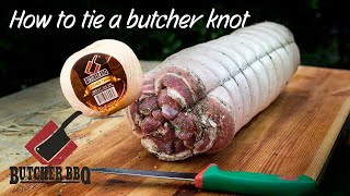 How to tie a butcher knot [upl. by Elacim]