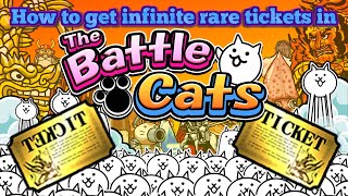 v137 How to get infinite rare tickets in The Battle Cats using Battle Cats Save File Editor IOS [upl. by Urana]