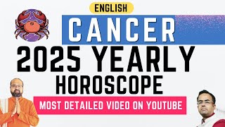 Cancer 2025 Yearly Horoscope  Zodiac Cancer 2025  Vedic Reading 2025 Predictions  Career  Wealth [upl. by Elleinwad]