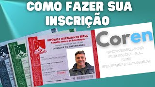 COREN Quais documentos preciso para fazer a inscrição [upl. by Atteloj]