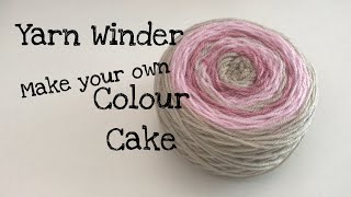 HOW TO MAKE YOUR OWN YARN CAKES  Ophelia Talks Crochet [upl. by Lerrej]