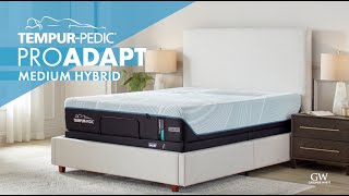 TempurPedic ProAdapt Medium Hybrid Mattress Expert Review [upl. by Aynatahs]