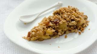 Pečene jabuke s posipom od badema i zobenih pahuljica » Apple Crumble [upl. by Ennovehc615]