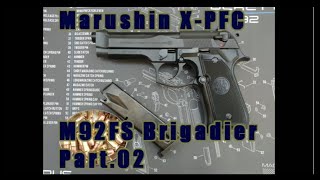 ToyGunﾓﾃﾞﾙｶﾞﾝ発火【マルシン工業 XPFC M92FS ブリガディア 】の発火PART2 破損と再発編 [upl. by Nerine]