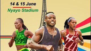 DAY1OLYMPIC TRIALS 2024 AT NYAYO NATIONAL STADIUM [upl. by Barnaby]