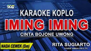 IMING IMING  Karaoke Koplo Nada Wanita RITA SUGIARTO Versi Cinta Bojone Uwong [upl. by Leugim]