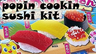 How to Make Popin Cookin Sushi Candy ポッピンクッキン おすしやさん [upl. by Ul937]