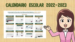 CALENDARIO ESCOLAR 2022 2023 [upl. by Giaimo]