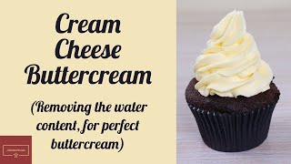 Simple Secret to Perfectly Pipeable Cream Cheese Buttercream cream cheese frosting [upl. by Harbot]