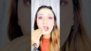 Random makeup challenge😀😀😀 makeup missgarg funny comedy hacks youtube makeuphacks yt [upl. by Akinohs]