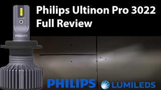 Philips Ultinon PRO 3022 LED H7 TEST REVIEW – Valeo Hella Reflector Projector [upl. by Macmahon]